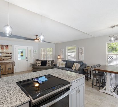 Kitchen/Dining/Living Area