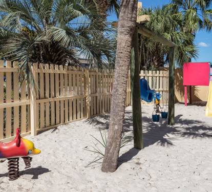 Modest children's area.