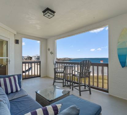 Balcony With Bay Views