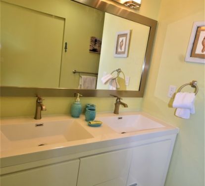 double basin in master bedroom
