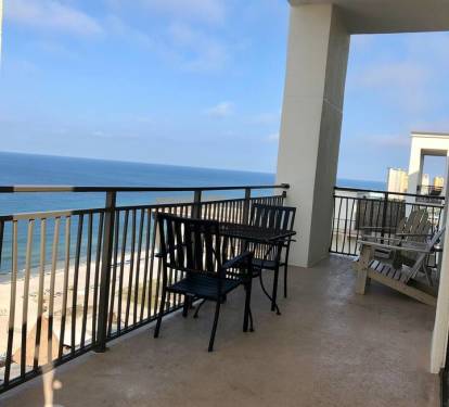  East master balcony