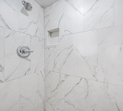 Upstairs Hall Bathroom Shower