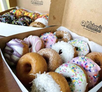 Weber’s donuts (walking distance)
