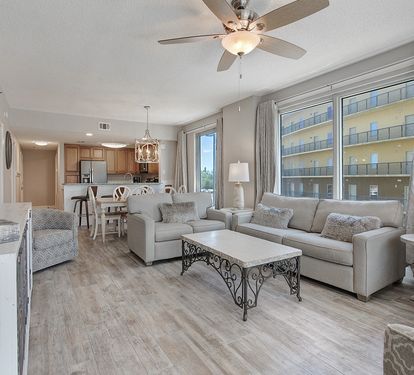 Dining room with a view
