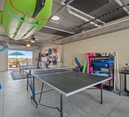 Garage Ping Pong Table
