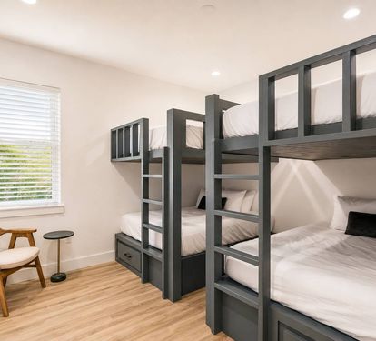 Bunk Room #1 | 2 Queen-over-Queen Bunks