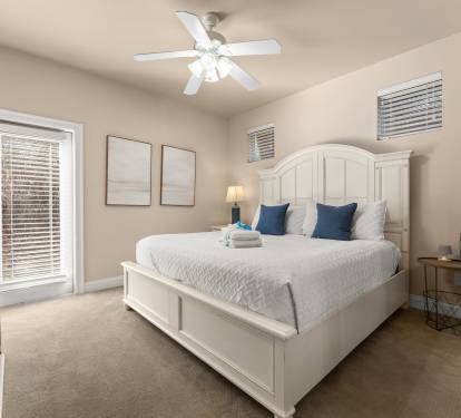 Beautiful Guest Bedroom with King Bedroom