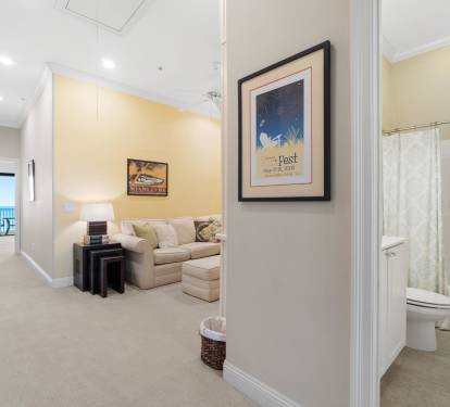 3rd Level Seating Area/Guest Bathroom