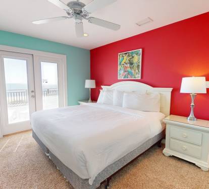 First floor master with king bed