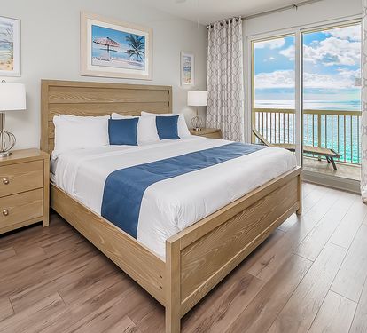 Primary Bedroom with new bedroom furniture, king size, hotel quality mattress and bedding