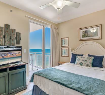Third Bedroom with Gulf Balcony