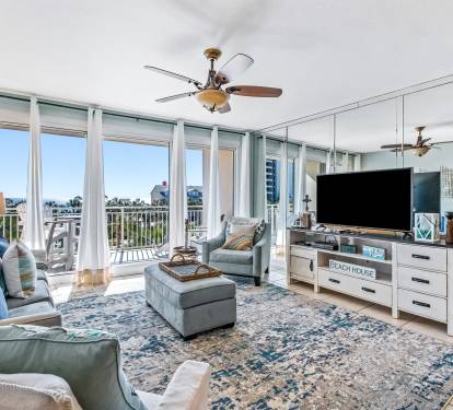 Living area with views