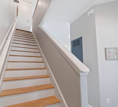 Stairs Leading To Top Floor
