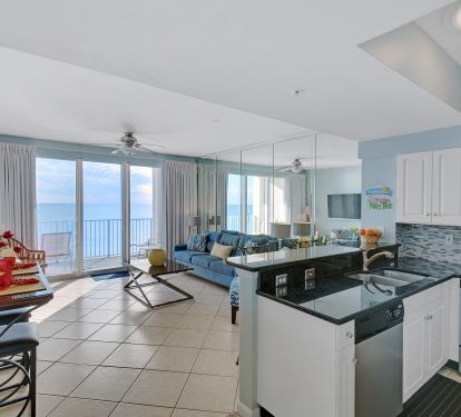 open floor plan is great for family gatherings