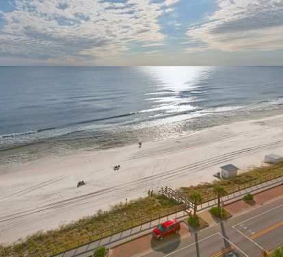 The view from the balcony!