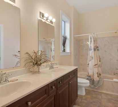 First floor bath can be accessed from King bdrm or hall