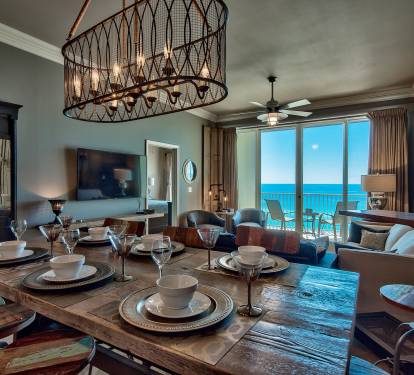 Dine at Bistro height or standard height - table and seating are adjustable!