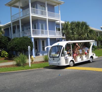 Seasonal Beach Tram Service