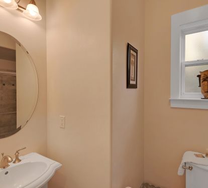 first floor bath w/ walk in shower