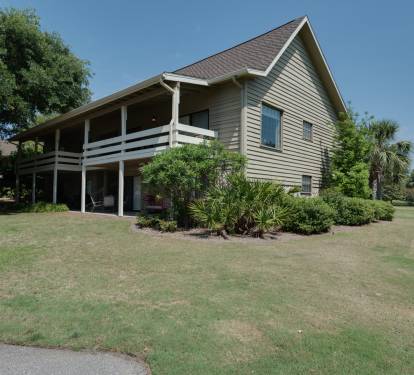 we are located along the 15th green and is right next to a wonderful tennis court as well