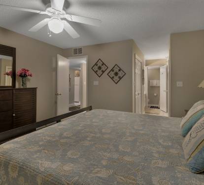 master bedroom has an attached bath