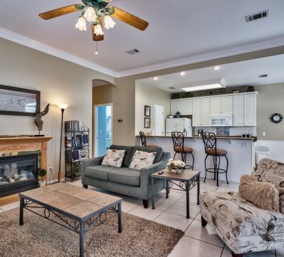 Spacious living area