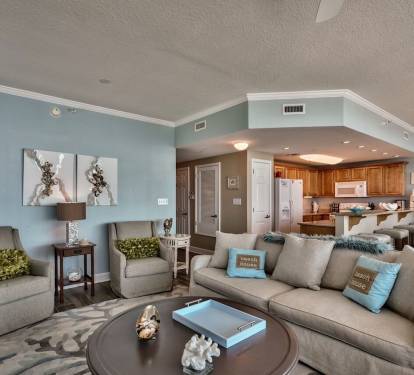 Recently renovated with beautiful beach chic furniture!