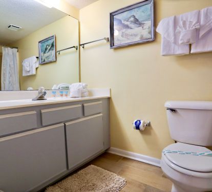 BATHROOM OFF OF SECOND BEDROOM