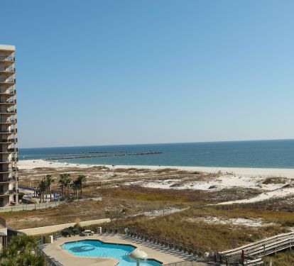 BALCONY VIEW LOOKING EAST TOWARD PERDIDO PASS