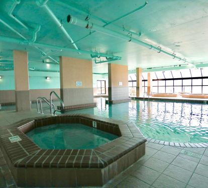 INDOOR POOL WITH 3 HOT TUBS