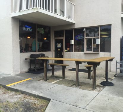 Pool side snack shop