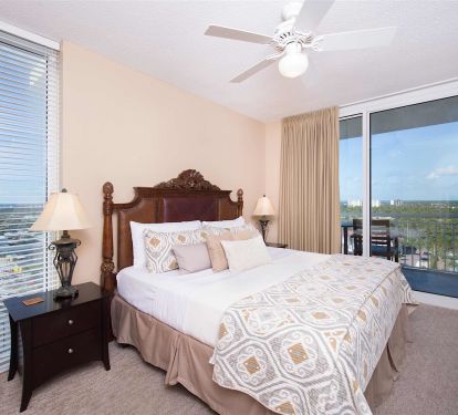 Second master suite includes a king size bed, private bathroom and private rear balcony access!