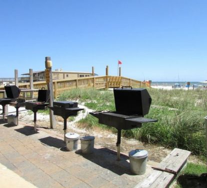 Charcoal Grilling Area