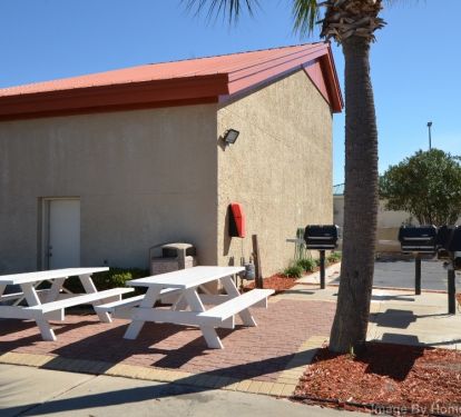 Grill Area With Tables