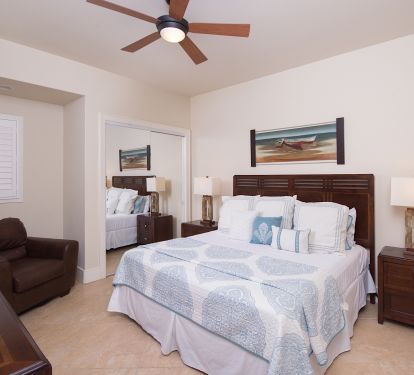 Guest bedroom with King bed