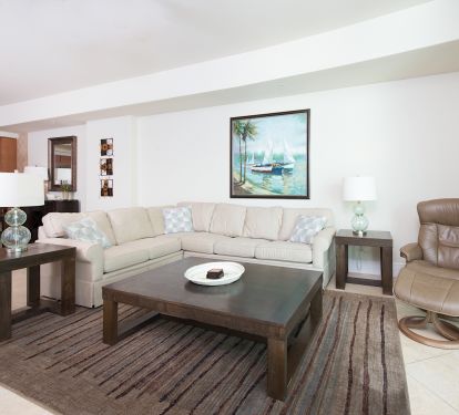 Sectional converts to sleeper sofa