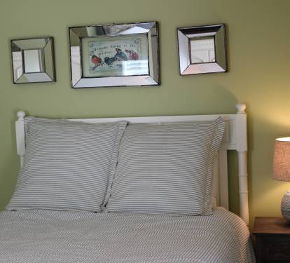 Queen bedroom on first level 