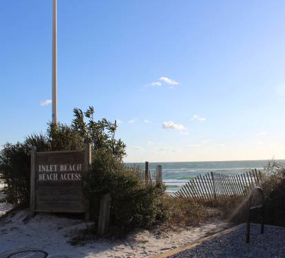 Inlet Beach beach access (adjoins Rosemary Beach)