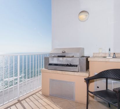 No need to share grills with other guests! Step right outside to grill dinner!
