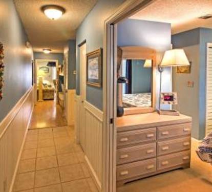 Entry to hallway and master bedroom.