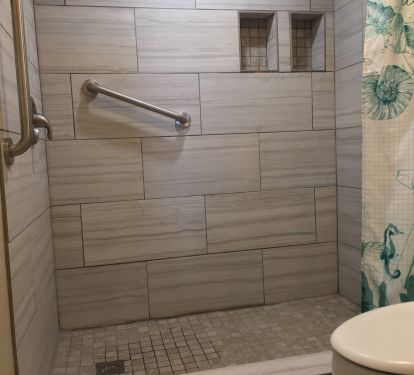 Master Bathroom with walk in shower