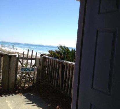 View from the front door
