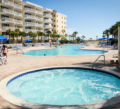 Main Pool 5000 sq feet and hot tub