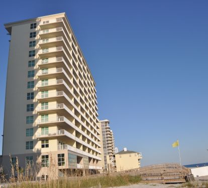 Beachside view  of Crystal Shores - 607 is 4 Corner Units up