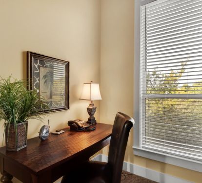 writing desk in master suite