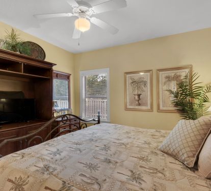 second master with king bed located on first floor