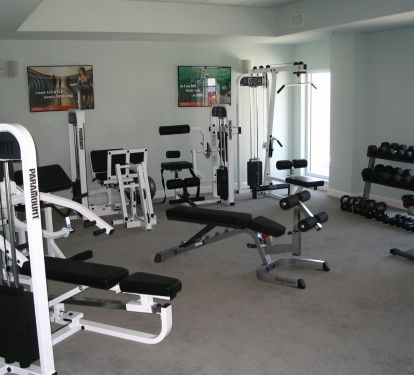 Weight and fitness room