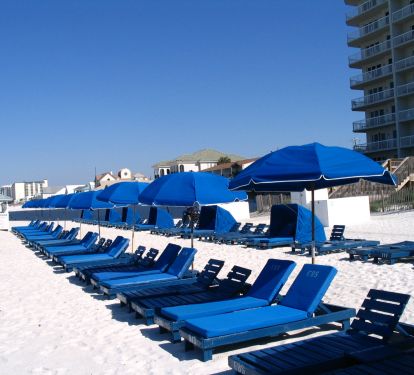 Beach Service Included with our condo rental