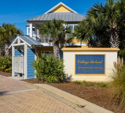 This is the entry to Cottage Retreat