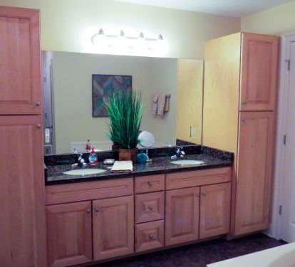 Master Bath, with walk-in Closet